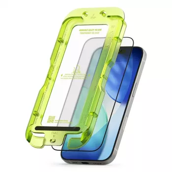 Ringke Easy Slide kaljeno staklo zaštita zaslona 2-Pack za Apple iPhone 17 - crna