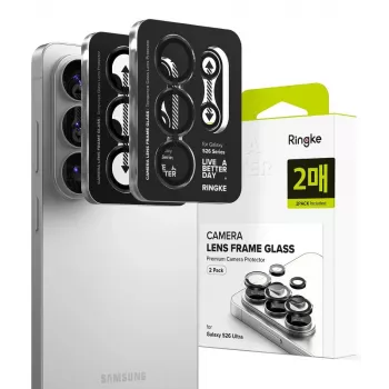 Ringke Camera Frame Protector 2-Pack za Samsung Galaxy S26 Ultra, crni