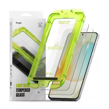 Ringke Easy Slide 2-Pack zaštita zaslona od kaljenog stakla za Samsung Galaxy A57 5G, prozirna