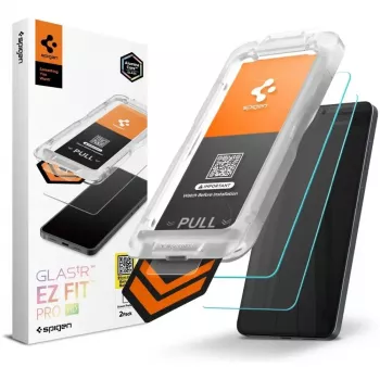 Spigen Glas.tR EZ Fit Pro AC HD kaljeno staklo zaštita zaslona 2 komada za Samsung Galaxy S26+ Plus prozirna
