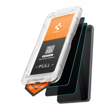 Spigen Glas.TR EZ Fit Pro AC HD zaštita zaslona od kaljenog stakla za Samsung Galaxy S26, 2 komada, crna