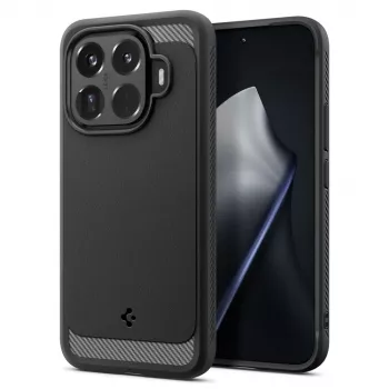 Spigen Rugged Armor maska za Xiaomi 15T Pro, mat crna