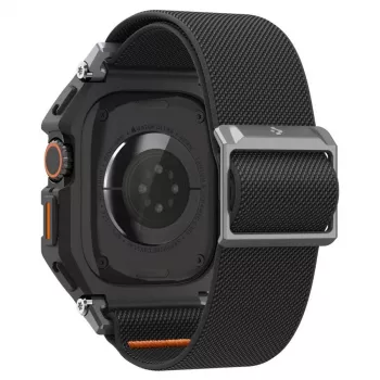 SPIGEN Lite Fit Pro i kaljeno staklo Apple Watch Ultra 1 / 2 / 3 (49 mm), mat crna