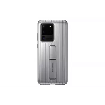 Samsung Galaxy S20 Ultra zaštitna futrola sa stalkom, srebrna