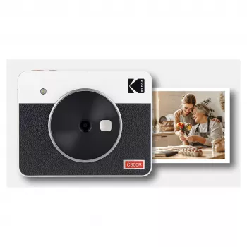 KODAK C300RW 10MP digitalni instant fotoaparat s 4PASS dye-sublimation foto pisačem, bijeli