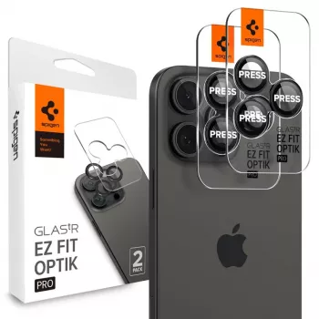 Spigen Optik.TR EZ Fit zaštita za kameru 2-pak za iPhone 14 Pro / 14 Pro Max - crna