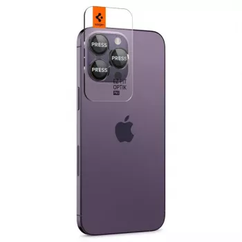Spigen Optik.TR EZ Fit zaštita za kameru 2-pak za iPhone 14 Pro / 14 Pro Max - crna