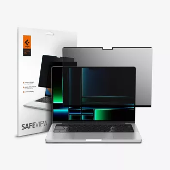 Spigen Safe View filtar za privatnost za MacBook Pro 14 inch (2021-2026)