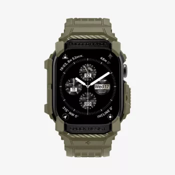 SPIGEN Rugged Armor Pro futrola za Apple Watch 10 / 11 (46 mm) Vintage Khaki