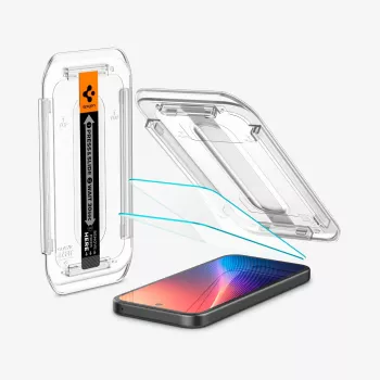 Spigen Glas.tR EZ Fit 2 komada zaštitna folija za zaslon za Google Pixel 9a, prozirna
