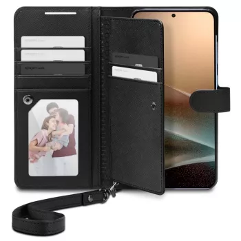 SPIGEN Wallet S maska za Samsung Galaxy S25+ Plus crna