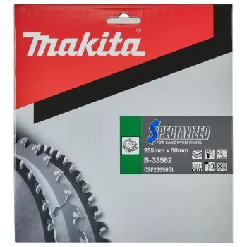 Makita Specialized B-33582 list kružne pile za sendvič ploče, 235 x 30 mm, 50 Z
