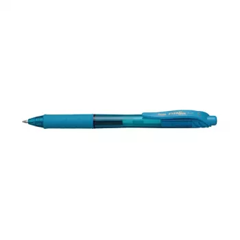 Pentel EnerGel X gel olovka s mehanizmom na klik - plava tinta - 0,7 mm - plavo kućište - plastika - za dešnjake i ljevake