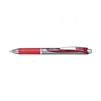 Pentel EnerGel BL80-BX gel olovka s mehanizmom na klik 0,5mm igličasti vrh crvena tinta