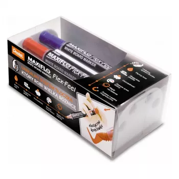 Pentel Maxiflo Flex-Feel marker za bijelu ploču MWL5SBF-BX crveni