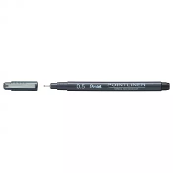 Pentel Pointliner fineliner crni 0,5 mm
