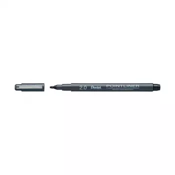 Pentel Arts kaligrafski marker pigment crni 2 mm