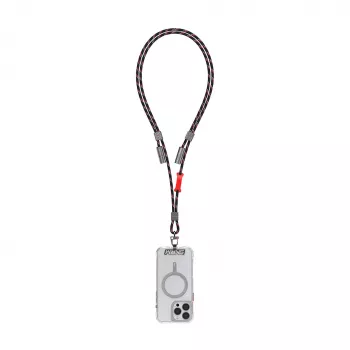 Skinarma Dyno Ve 2-u-1 USB-C na USB-C kabel s uzicom, 80 cm, crni