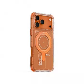 Skinarma Magma magnetska futrola za punjenje za iPhone 17 Pro Max, narančasta