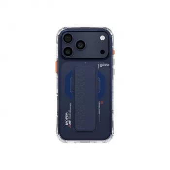 Skinarma Haxa futrola s magnetskim punjenjem i grip stalkom za Apple iPhone 17 Pro Max, plava
