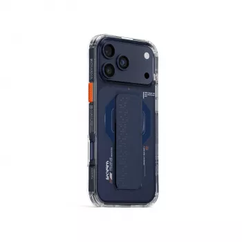 Skinarma Haxa futrola s magnetskim punjenjem i grip stalkom za Apple iPhone 17 Pro Max, plava