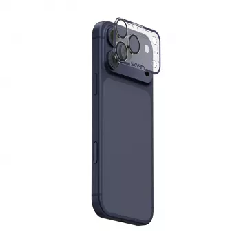 Skinarma Magma potpuno mat zaštita za leće kamere za iPhone 17 Pro Max, plava