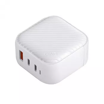 UNIQ Verge Pro 66W GaN USB-C zidni punjač cloud white