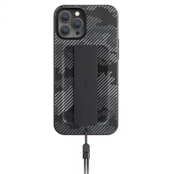UNIQ Heldro maska za iPhone 12 Pro Max 6,7 inch Charcoal Camo Antimicrobial