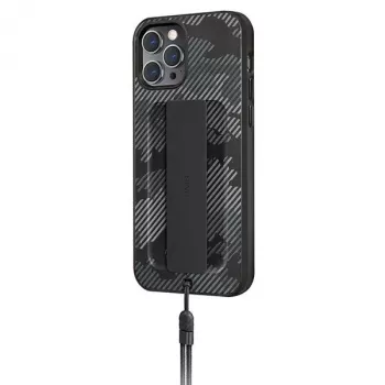 UNIQ Heldro maska za iPhone 12 Pro Max 6,7 inch Charcoal Camo Antimicrobial