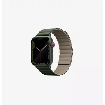 UNIQ Revix reverzibilna magnetska narukvica za Apple Watch 42/44/45/49mm Green-Taupe