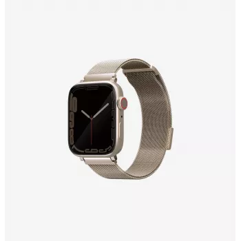 UNIQ Dante Apple Watch Band Stainless Steel Milanese Loop Green 42/44/45mm
