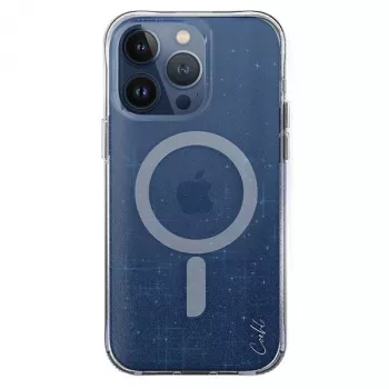 UNIQ Coehl Lumino Case for iPhone 15 Pro Max 6.7 inch Magnetic Charging Prussian Blue