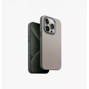 UNIQ Lyden DS MagClick Charging Case for iPhone 15 Pro 6.1 inch Ivory/Lichen Green