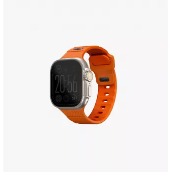 UNIQ Stride Apple Watch Strap 42/44/45/49mm FKM Rubber Chalk Grey