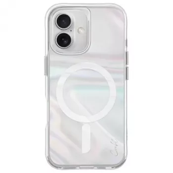 UNIQ Coehl Savon Case for iPhone 16 6.1 inch Magnetic Charging Bubble Prism