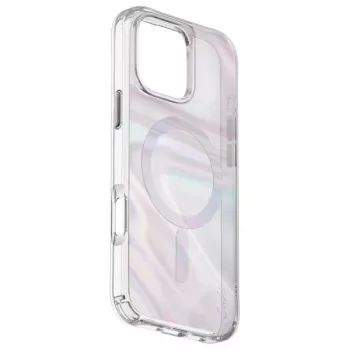 UNIQ Coehl Savon Case for iPhone 16 6.1 inch Magnetic Charging Bubble Prism
