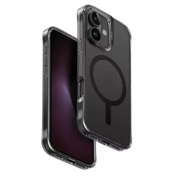 UNIQ LifePro Xtreme Case for iPhone 16 6.1 inch MagClick Charging Black/Frost Smoke