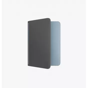 UNIQ Belmont držač za putovnicu s Apple Find My i RFID blokiranjem, sivo-plavi
