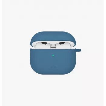 UNIQ Nexo futrola za AirPods 4 s kukicama za uši, silikon, pacifičko plava