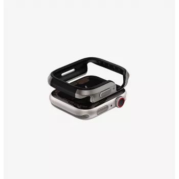 UNIQ Valencia Apple Watch Series 46mm Bumper Case, Titanium Silver