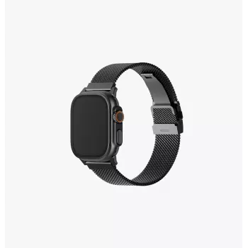 UNIQ Dante Pro remen Milanese Loop od nehrđajućeg čelika za Apple Watch 40/41/42mm, graphite black