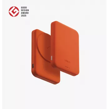 UNIQ Lyden Lexa magnetski power bank 5000mAh PD USB-C MagSafe, žuti