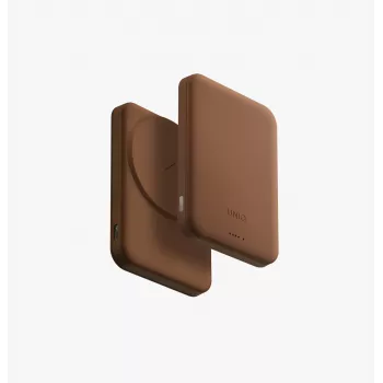 UNIQ Lyden Lexa magnetski power bank 5000mAh PD USB-C MagSafe, karamel