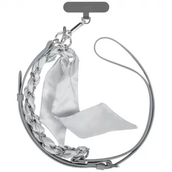 UNIQ Coehl Caryne 2-in-1 Universal Phone Lanyard Grey