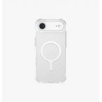 UNIQ LifePro Xtreme MagClick Charging Case for iPhone Air, Transparent/Glitter
