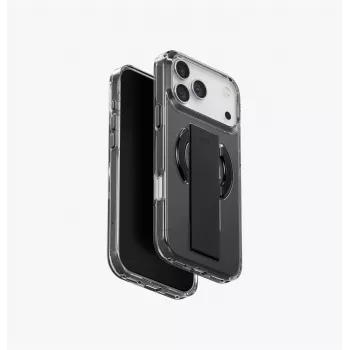 UNIQ Heldro Air MagClick futrola za punjenje za iPhone 17 Pro Max, crna