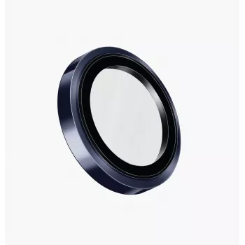 UNIQ Optix Prime zaštita za leće kamere za iPhone 17 Pro / 17 Pro Max / 15 Pro / 15 Pro Max s aplikatorom - tamnoplava