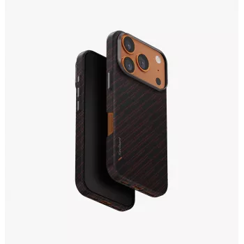 UNIQ Keva Edge futrola za iPhone 17 Pro s MagClick punjenjem, narančasta