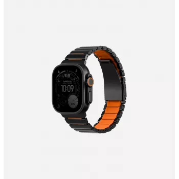 UNIQ Strova Flex remen za Apple Watch 44/45/46/49mm Series 1/2/3/4/5/6/7/8/9/10/11/SE/SE2/SE3/Ultra/Ultra 2/Ultra 3 srebrno-limetna