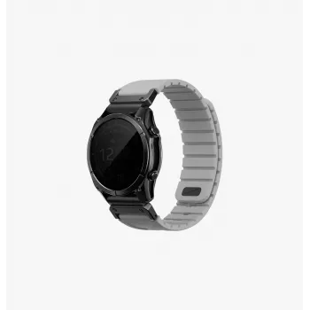 UNIQ Fluo x Smart-Fit remen za Garmin 22mm sivi